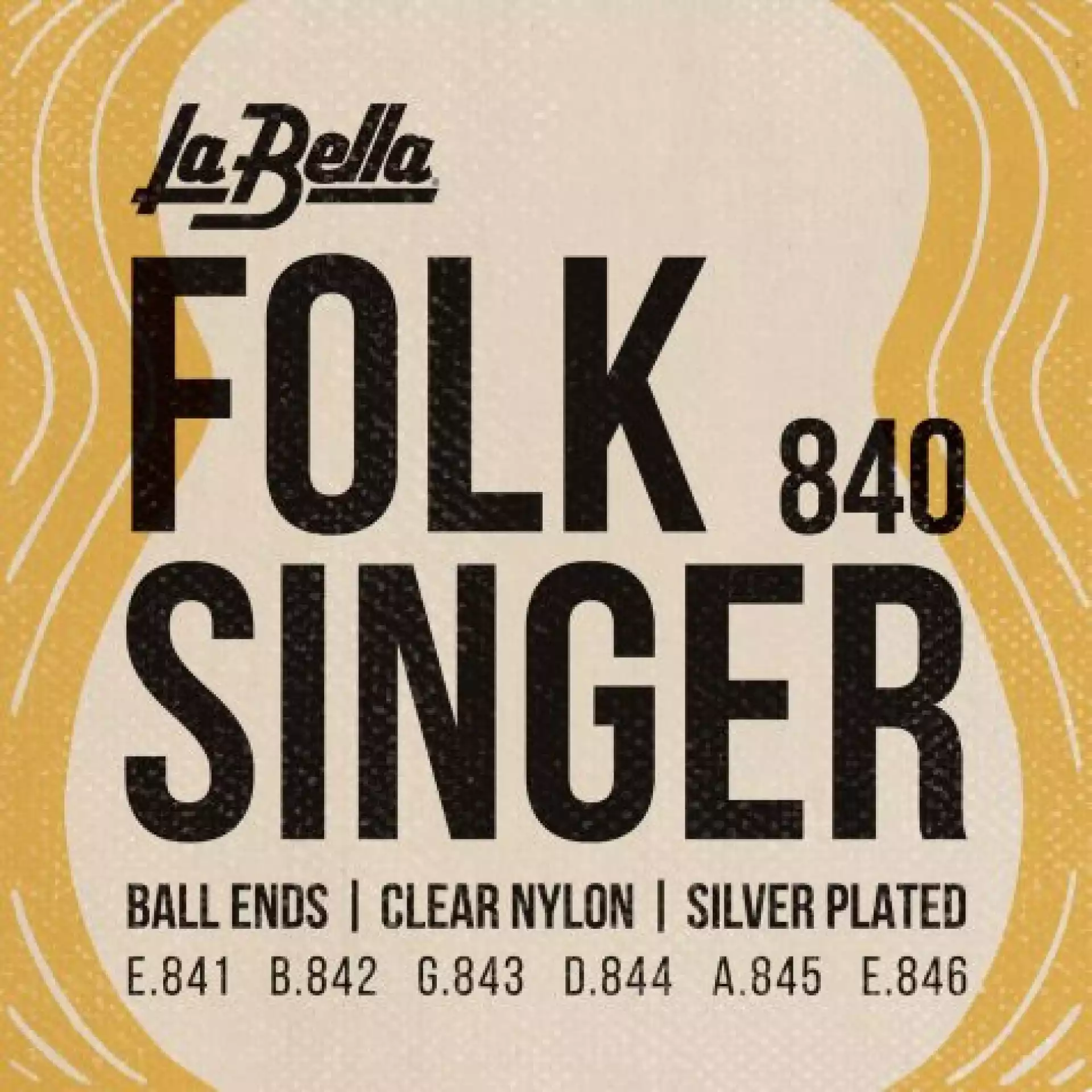 LA BELLA 840 FOLKSINGER- žice za klasičnu i španjolsku folk gitaru