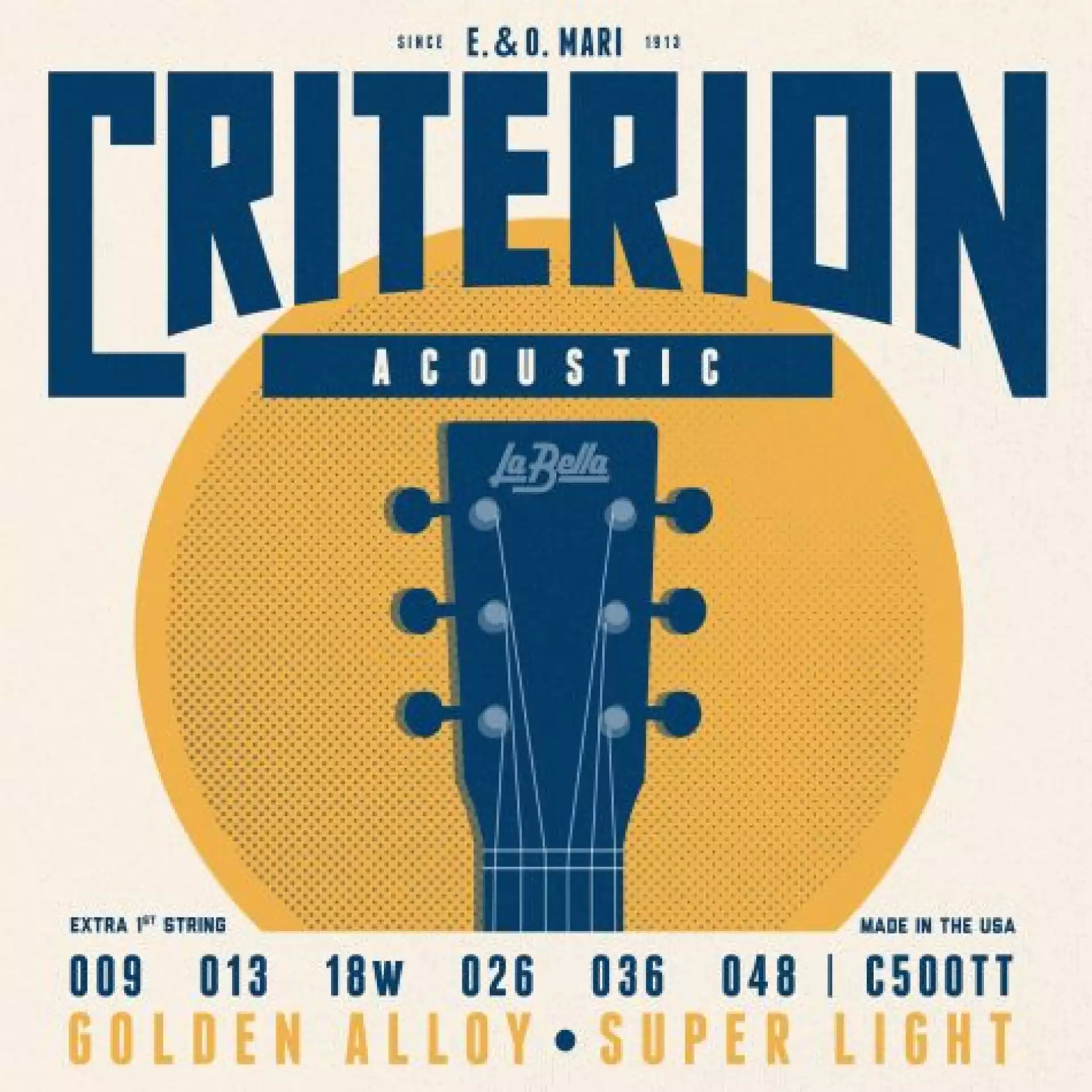 LA BELLA C500TT CRITERION- žice za akustičnu gitaru