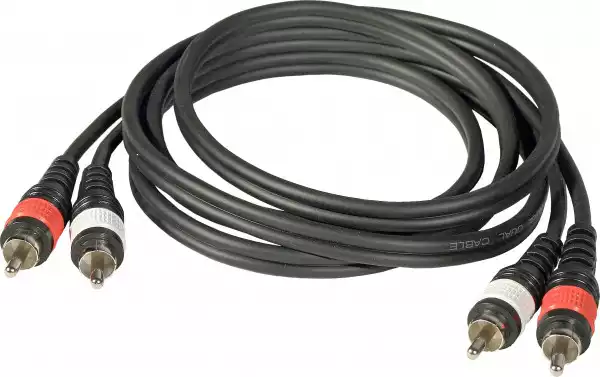JBSYSTEMS 2xRCA 2xRCA 0.5m audio kabel