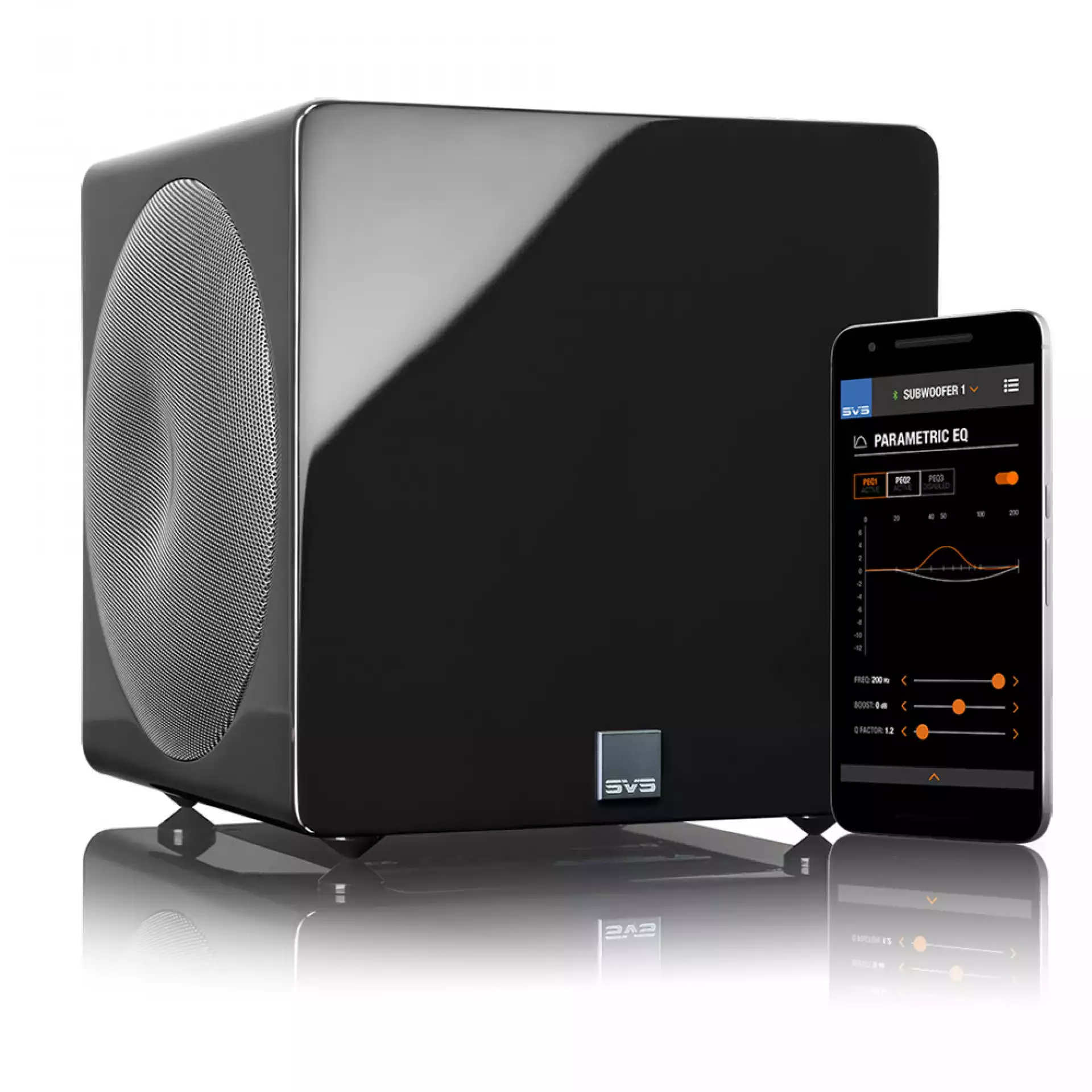 SVS 3000 Micro Piano Gloss Blk - Subwoofer zvučnik