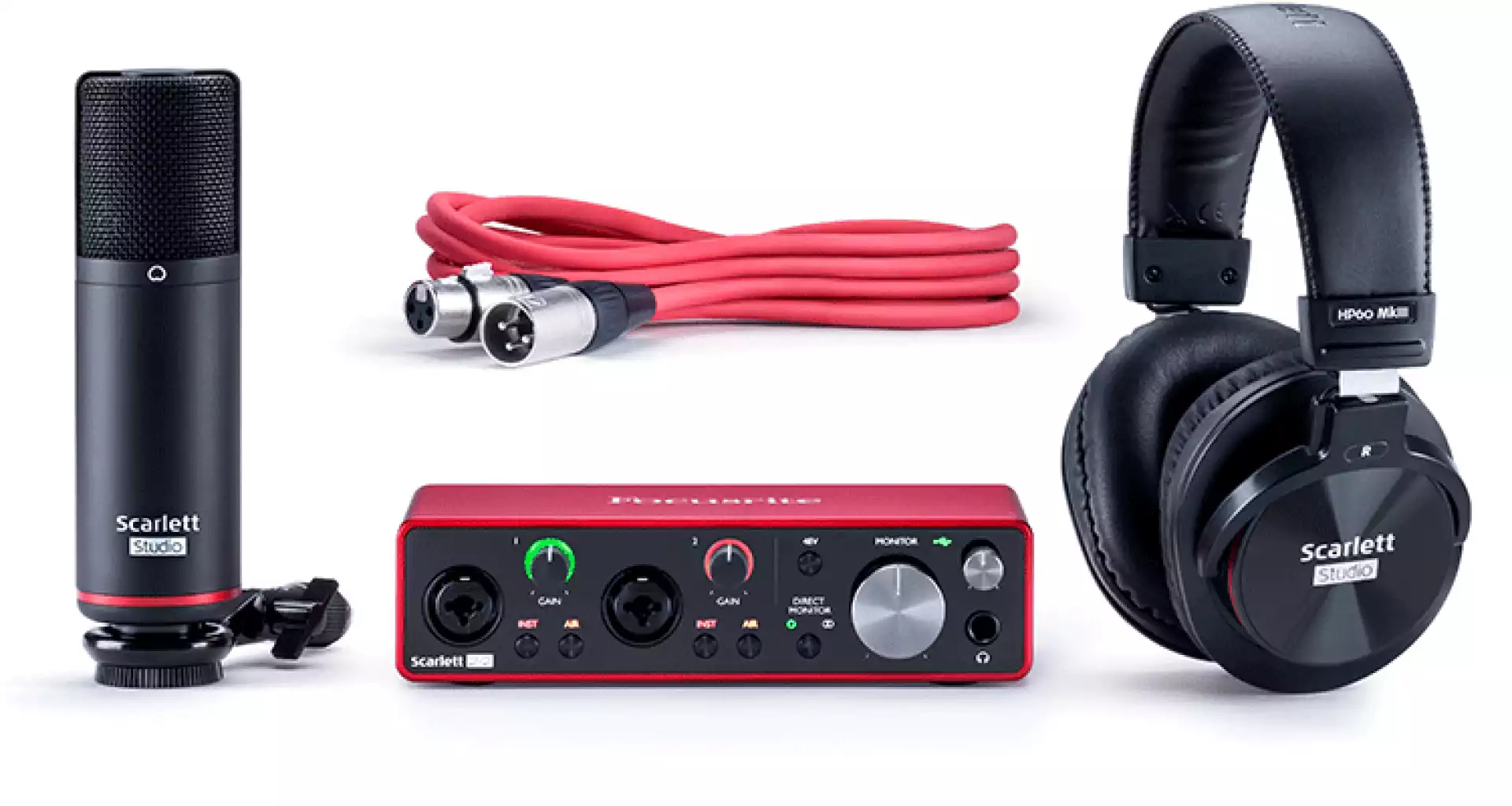 FOCUSRITE Scarlett 2i2 Studio 3rd - Studio paket