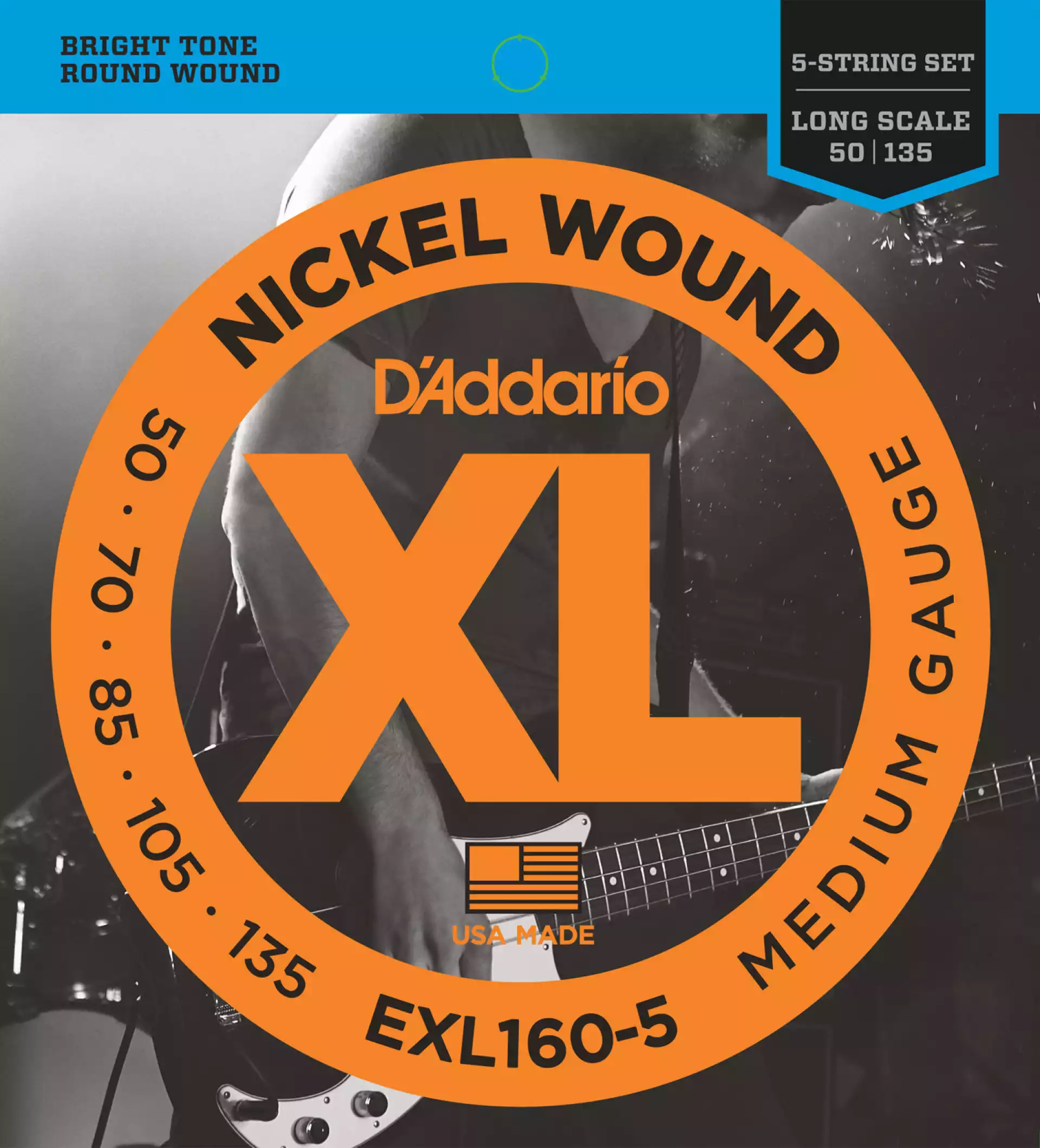 D'Addario EXL160-5 - žice za bas gitaru