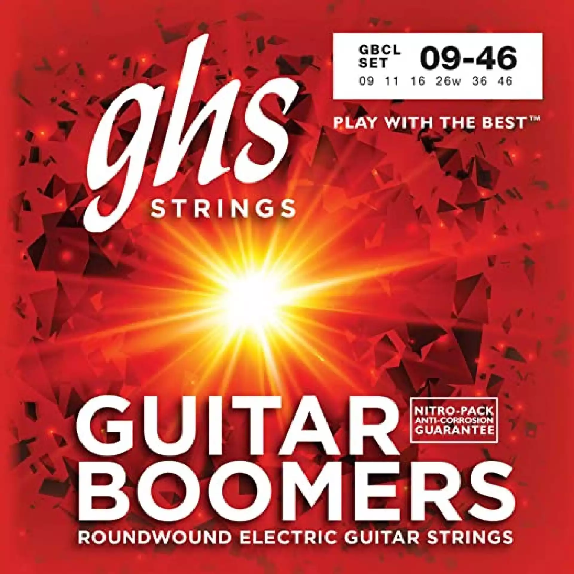 GHS GBCL Boomers Roundw. Cus.Light El.G. Strings (9 - 46)