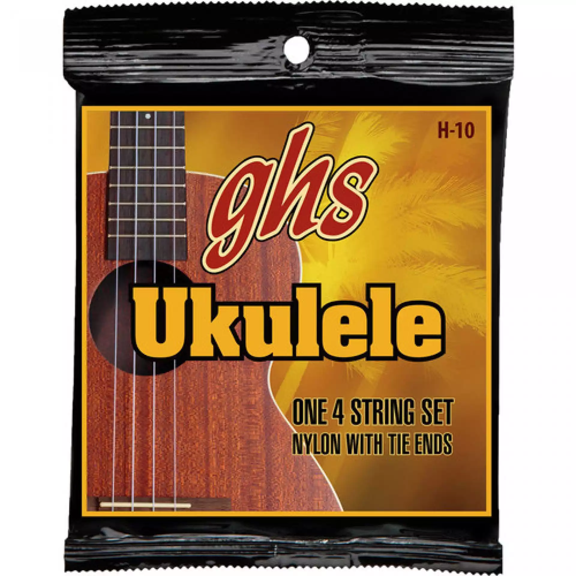 GHS H-10 Soprano/Concert Bl.Nylon Ukulele(4-String Set, Tie End, 25 - 36)