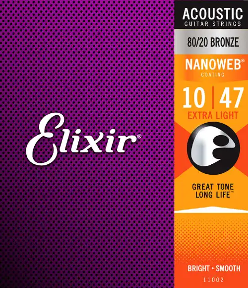 ELIXIR 11002 10-47 bronze NANOWEB - žice za akustičnu gitaru