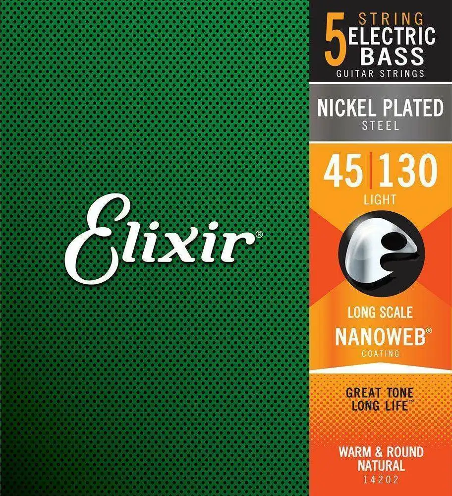 ELIXIR Bass 5String Lt 045-130 SS