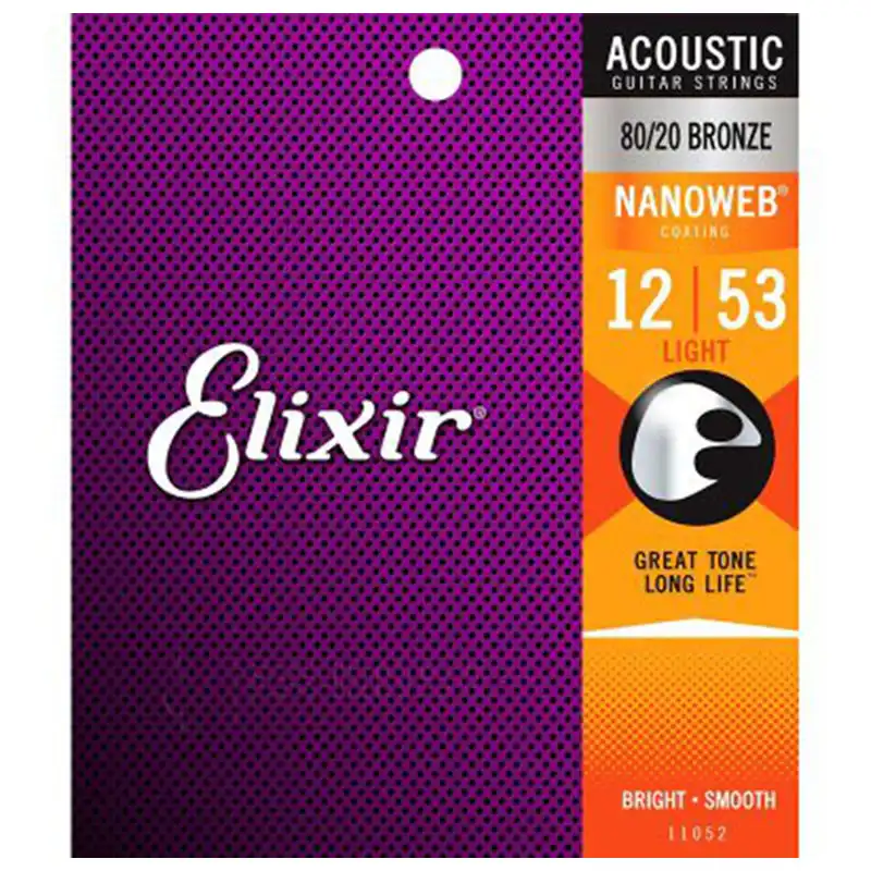 ELIXIR Acou NW CusLt 012 Set