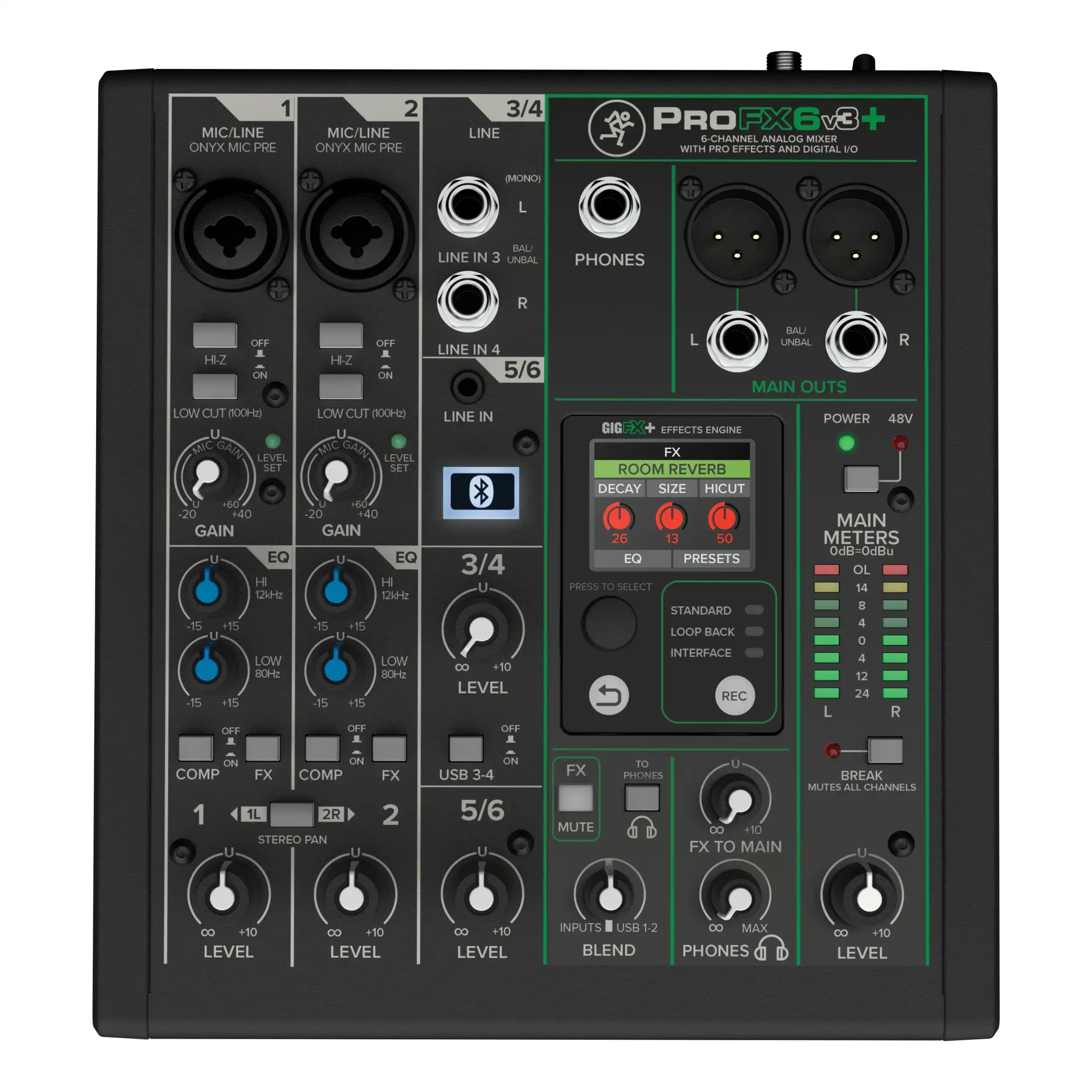 Mackie ProFX6v3+ - mikseta bez snage