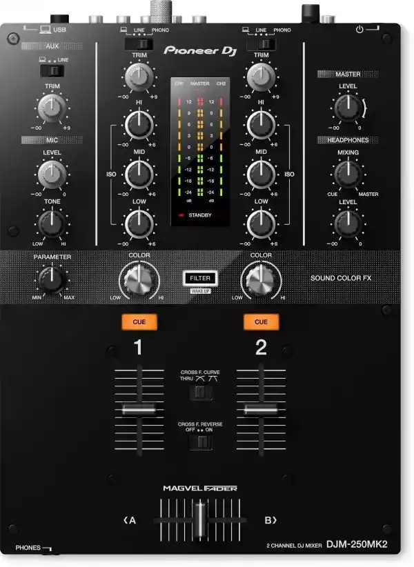 Pioneer DJM-250MK2  - DJ kontroler/mikseta