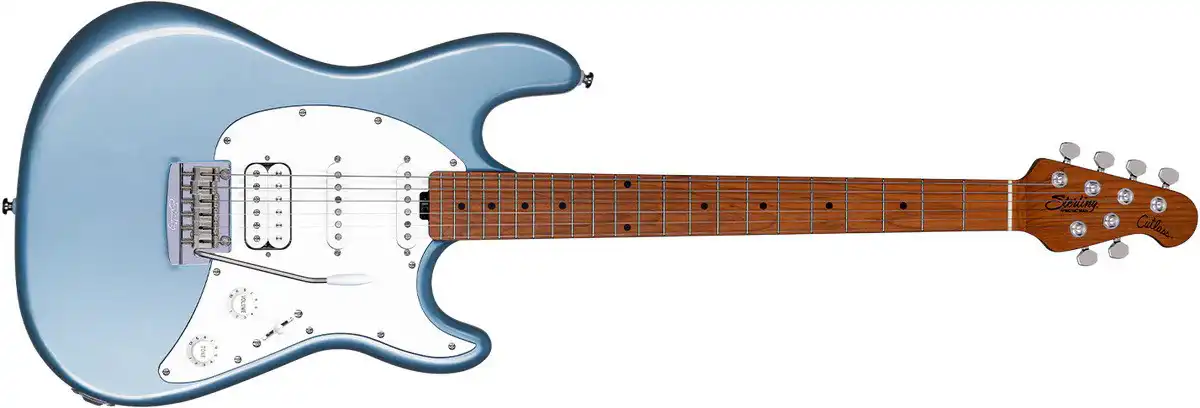 Sterling Cutlass CT50 HSS Firemist Silver- električna gitara