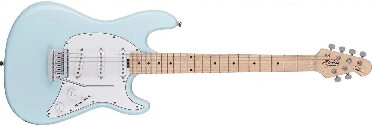 Sterling Cutlass CT30 SSS Daphne Blue - električna gitara