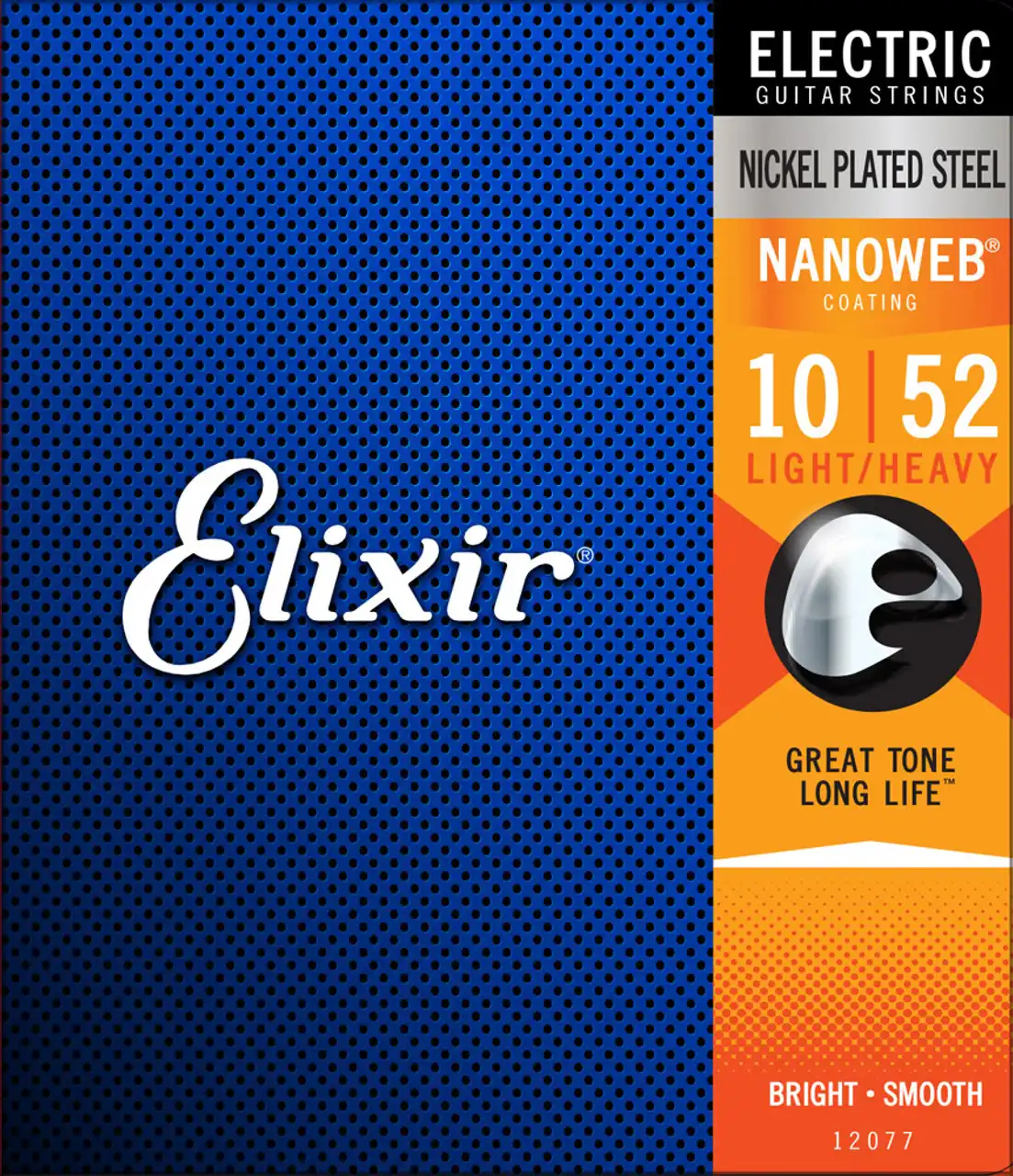 ELIXIR 12077 10-52 nickel plated steel NANOWEB - žice za električnu gitaru