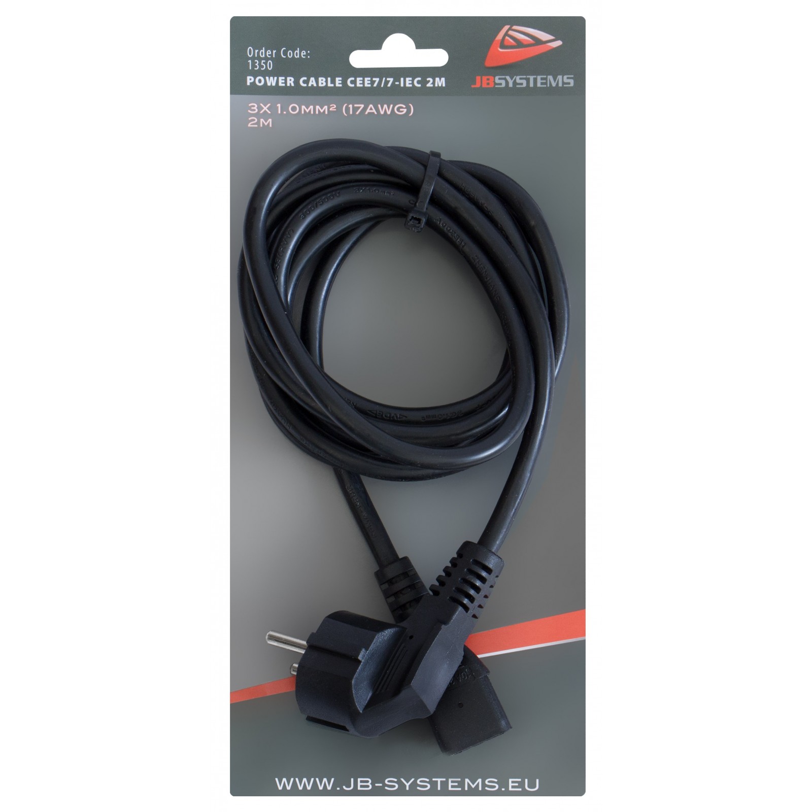HILEC POWER CABLE CEE7/7- europa strujni kabel IEC 2M