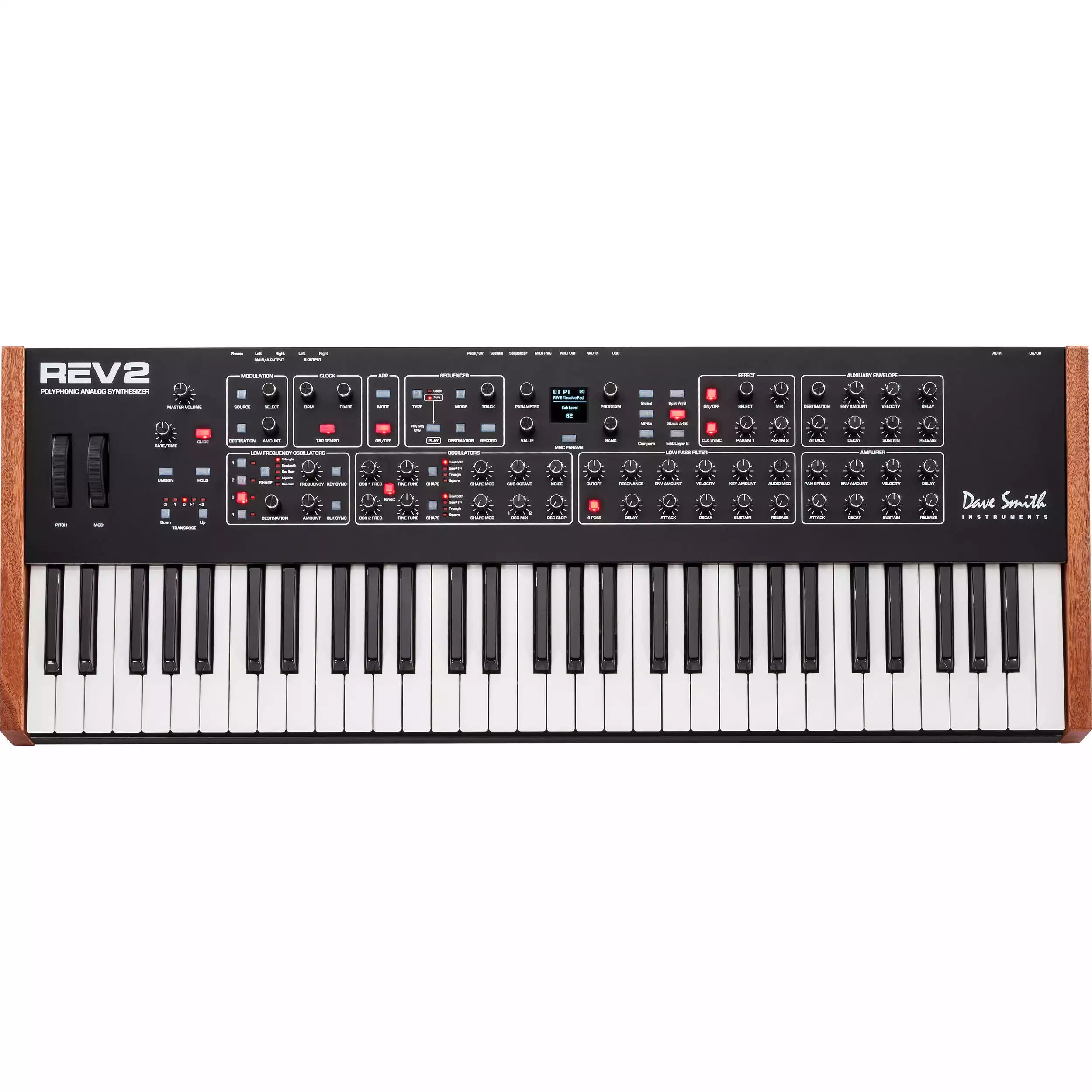Sequential Prophet Rev2 8-voice Keyboard - desktop modul
