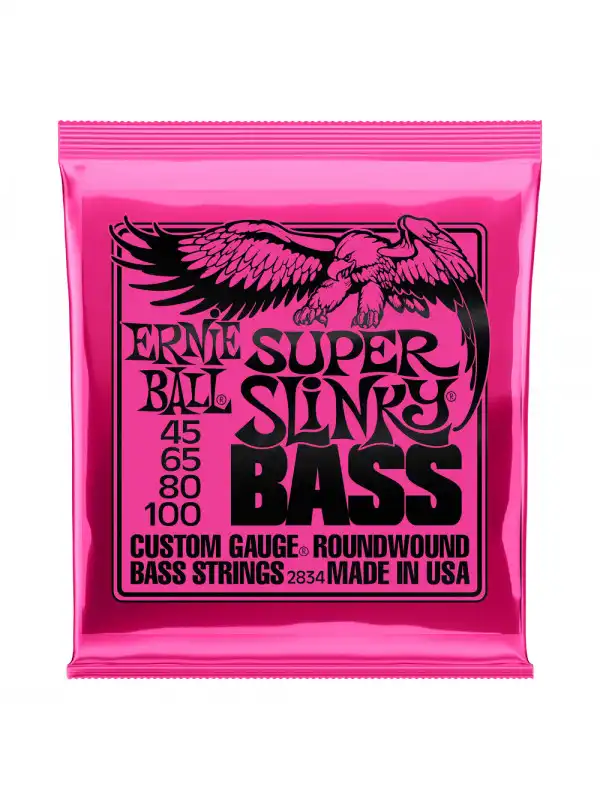 ERNIE BALL 2834 SUPER SLINKY 45-100 - žice za bas gitaru