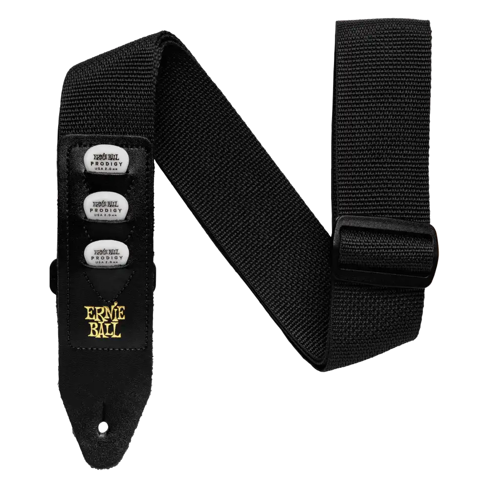 ERNIE BALL 4039 PICKHOLDER Black - remen za gitaru