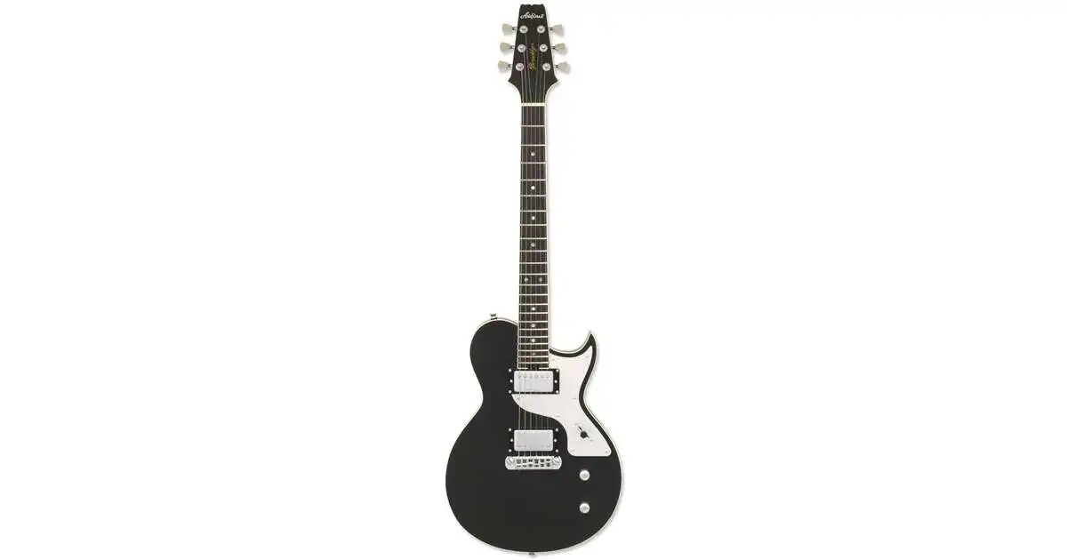 Aria 718-MK2 Open Pore Black - električna gitara