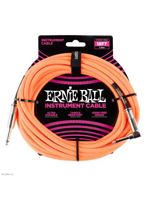 ERNIE BALL 6084 Neon Orange 5.5m - instrumentalni kabel