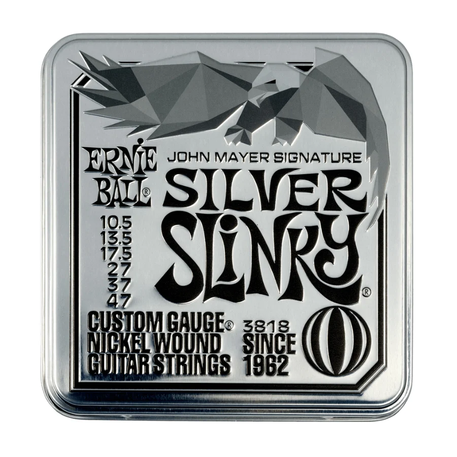 ERNIE BALL 3818 JOHN MAYER SILVER SLINKY 10.5-47 (3 Set)-žice za električnu gita