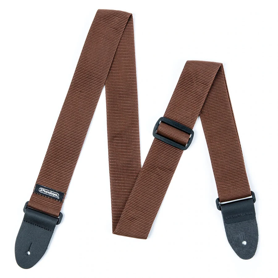 DUNLOP D07-01BR POLY Brown - remen za gitaru