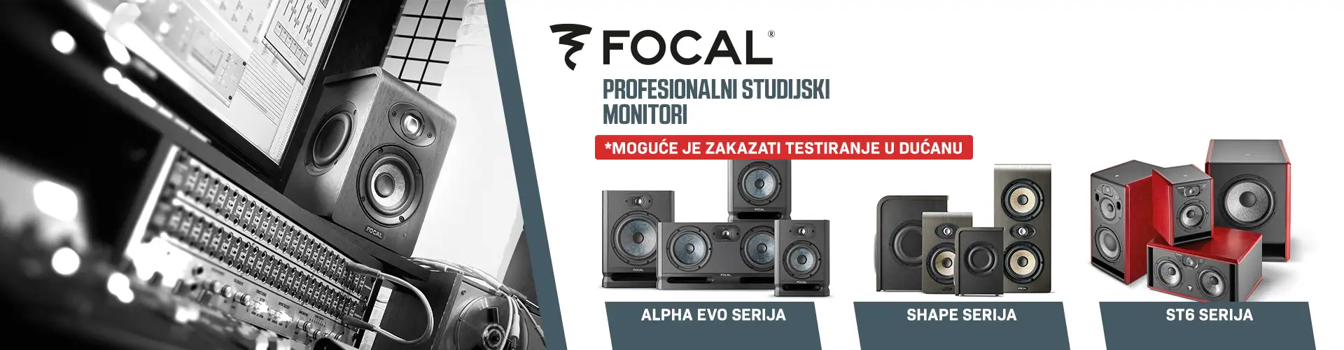FOCAL studijski monitori                                                                                                                                                                                                                                       